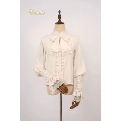 Vcastle Four Season Blooming Flower Long Sleeve Blouse(Pre-Order/4 Colours/Full Payment Without Shipping)